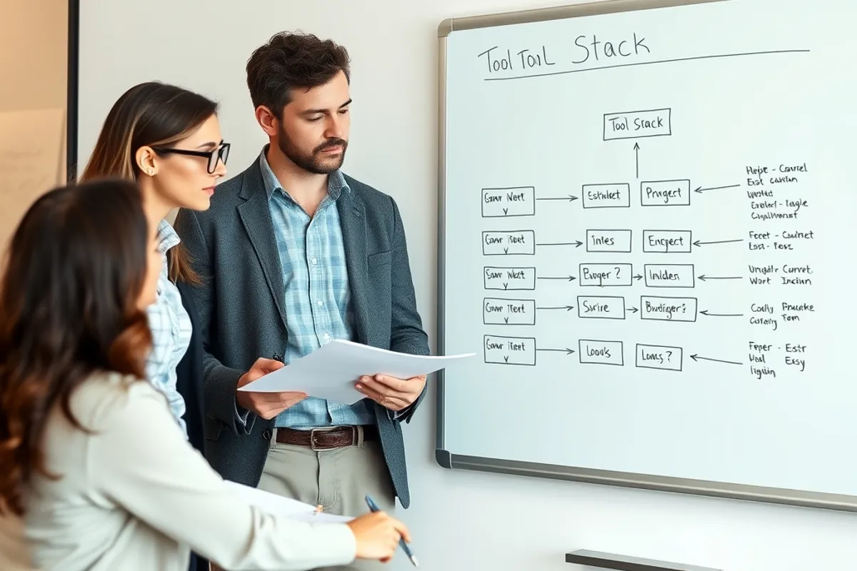 Two colleagues comparing a new tool against the workflow it is meant to replace.