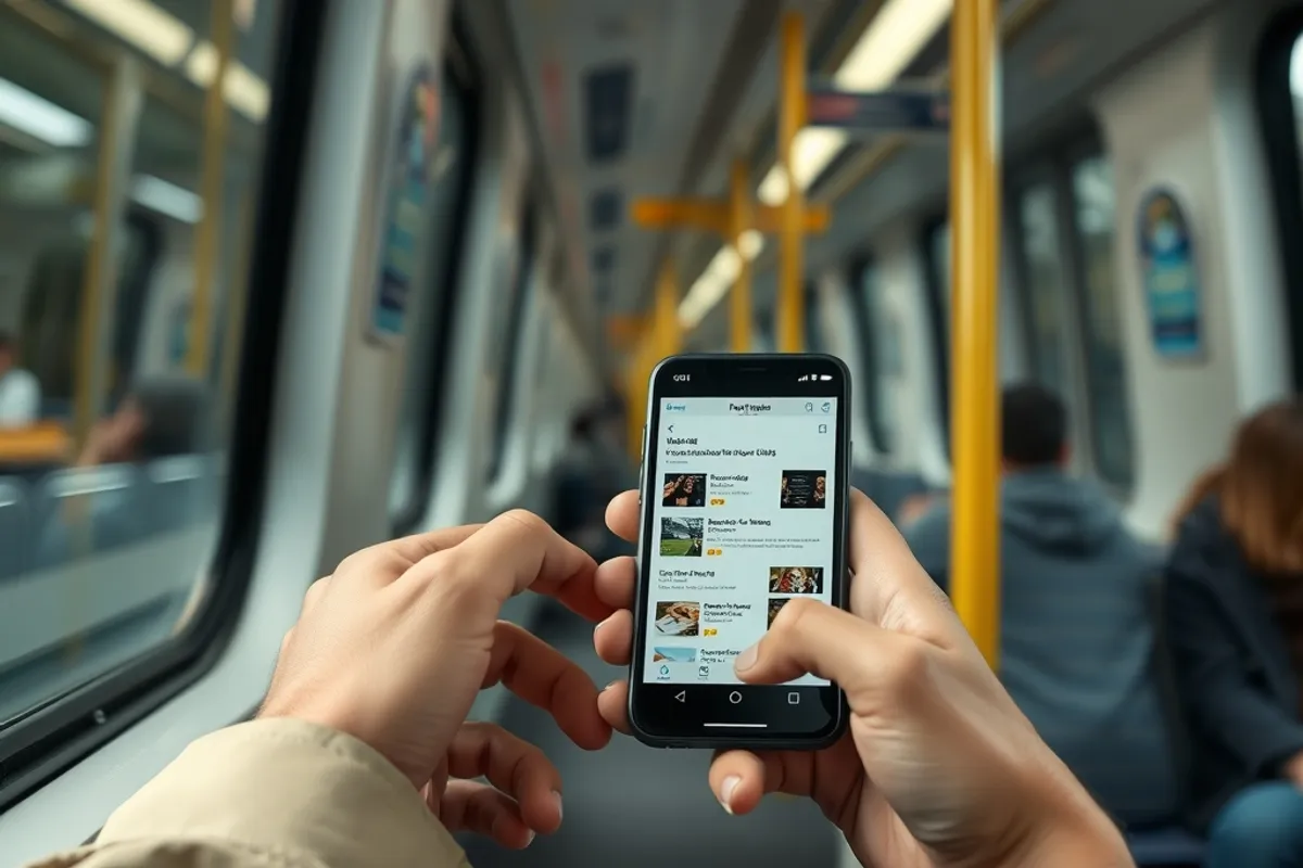 Most visits happen in the hand, in poor light, with a thumb already moving.
