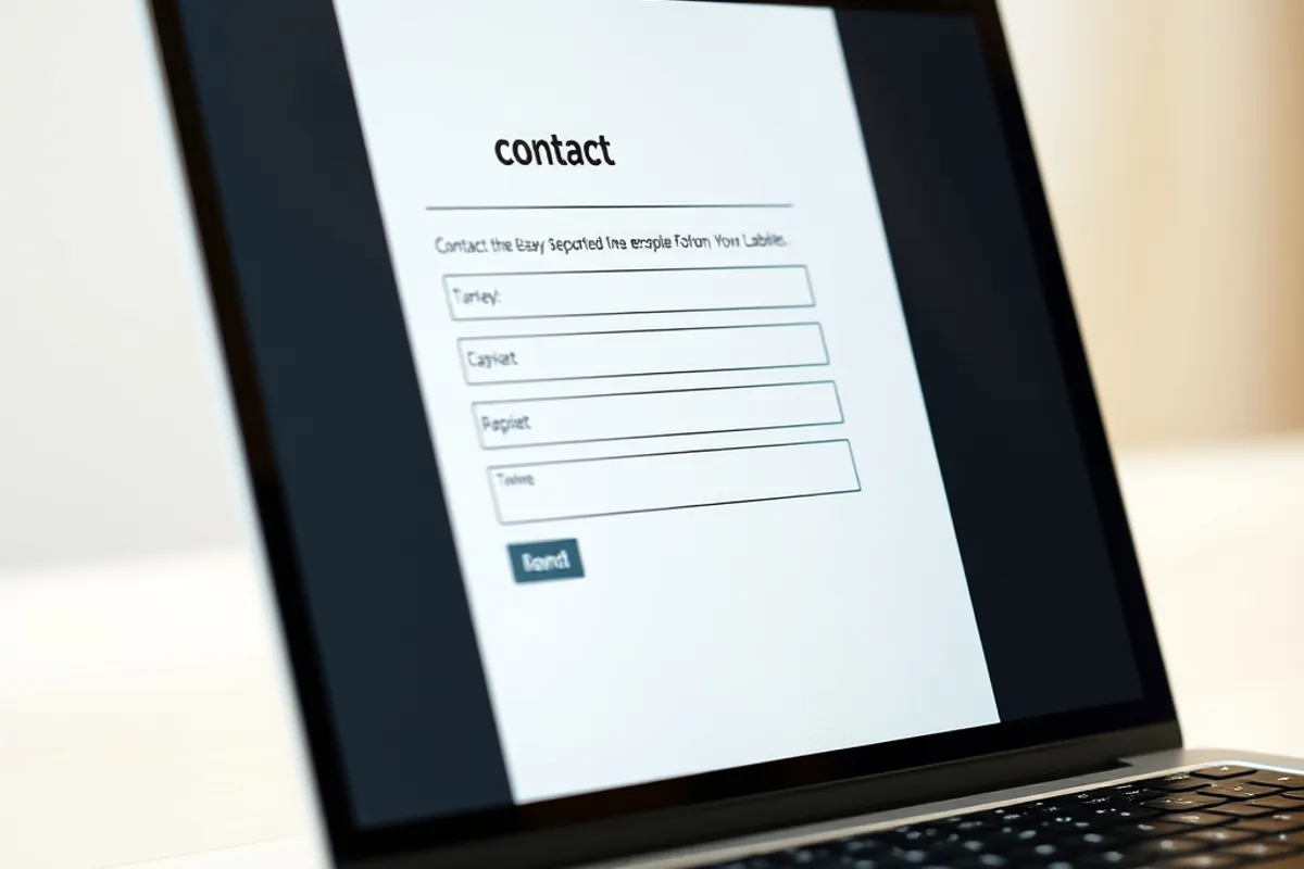 Visible labels and inline error messages make forms usable for everyone.